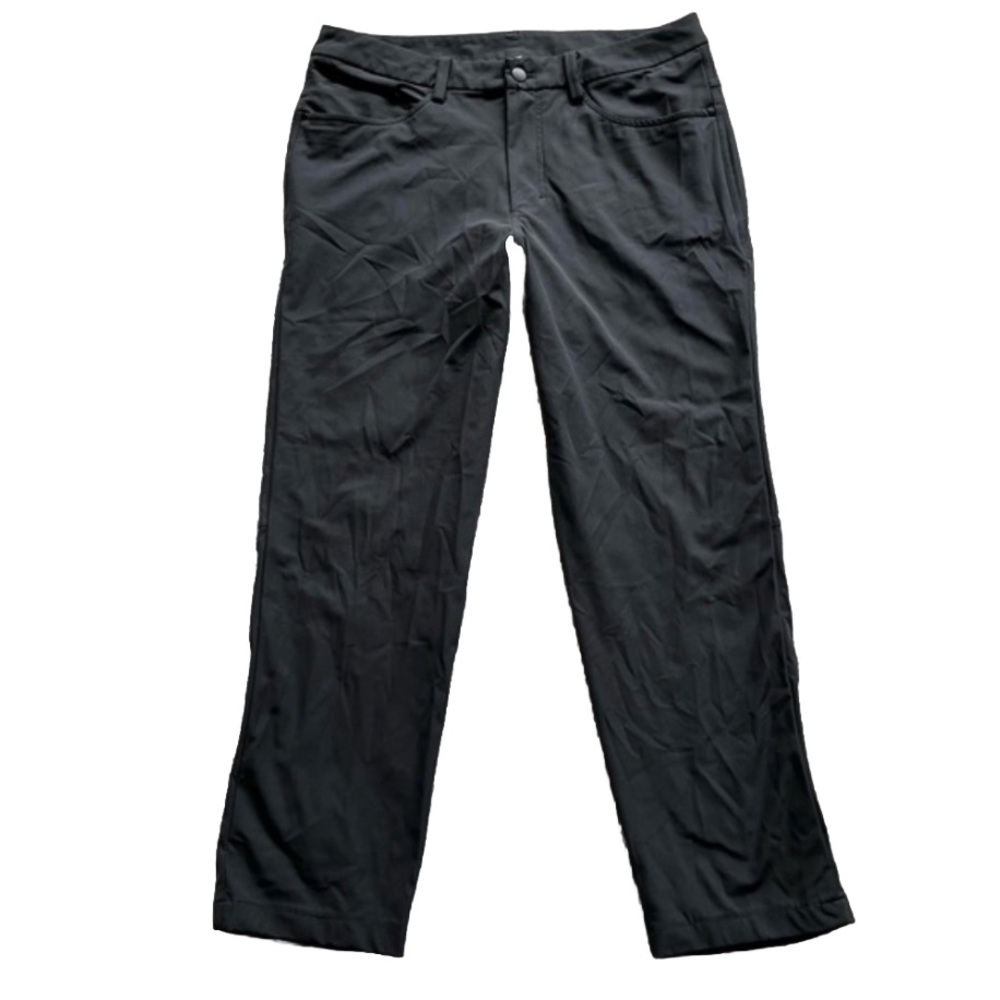 LULULEMON CHARCOAL GRAY MENS PANTS SIZE 32 CLASSIC STYLISH EFFORTLESS CASUAL